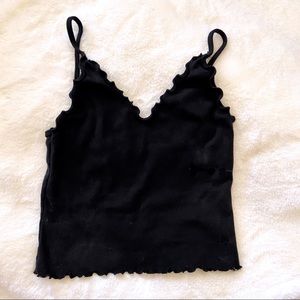 SOLD 🖤 BLACK BRANDY NICOLETTE TOP 🖤